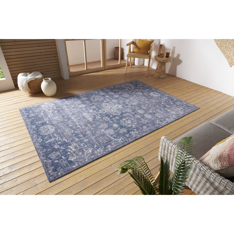 Nouristan Alexandria Blue Indoor/Outdoor Rug Wayfair.co.uk